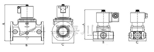 進口燃氣電磁閥結構圖