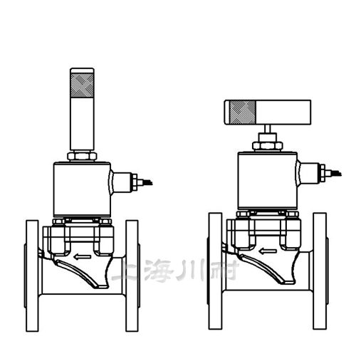 帶手動不銹鋼燃氣切斷閥結(jié)構(gòu)圖